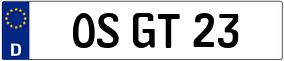 Truck License Plate
